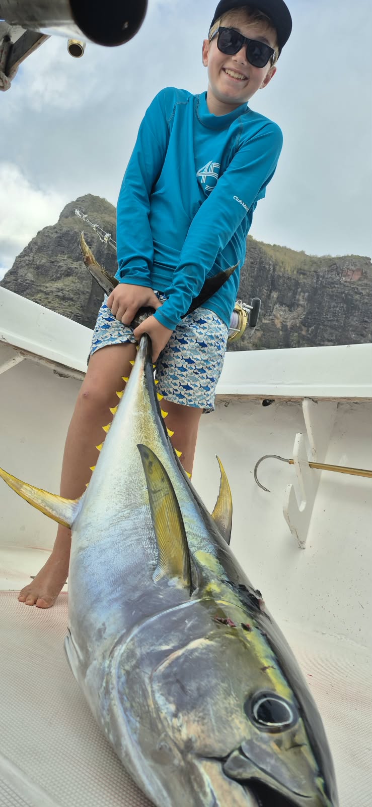 yellowfin tuna on the Maranatha