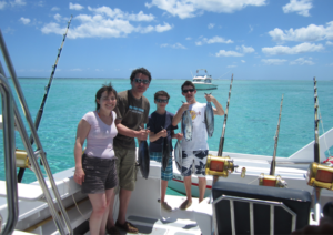 Fishing with family