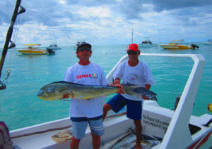 Capt Antonio & Monsieur Justin 9dorado,1Skipjack,5bonite,1Becune 11/11/2014
