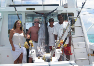 Un Marlin Bleue avec Mr Dusel
