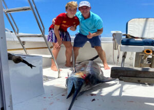 Marlin bleu peche pere et fils