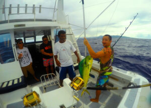 La peche avec Mr Jacob et son equipe